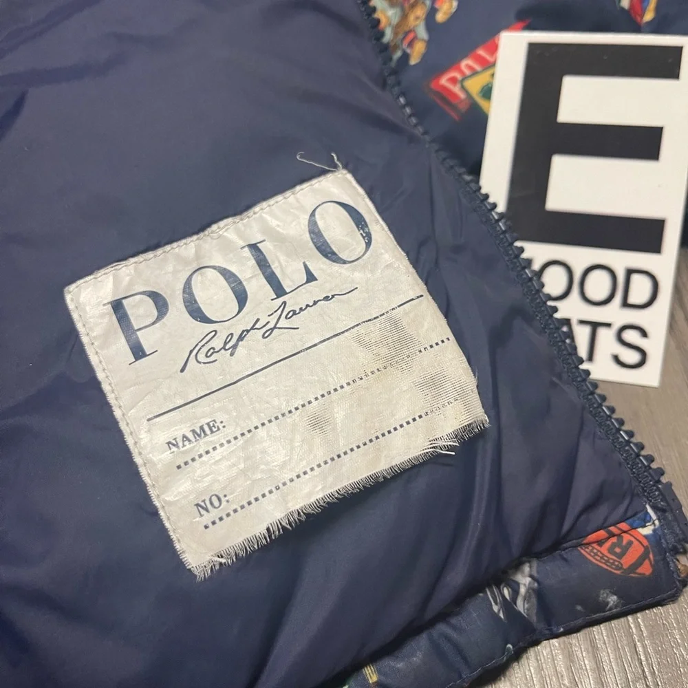 Polo Ralph Lauren Academy Print Boys Size 5 Puffer Jacket